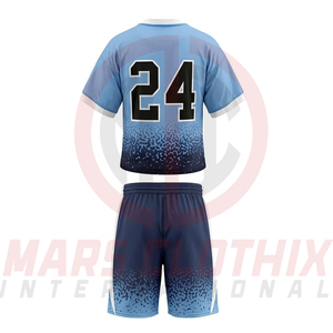 Uniforme de Lacrosse Profesional de Primera Calidad, Ropa Deportiva, Uniforme de Lacrosse Estampado con Cuello en V para Entrenamiento - Product Image 3
