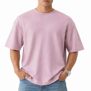 Premium Oversized T Shirt for <b>Men</b> and Women Casual Streetwear Short Sleeve Cotton Tee Custom Printed - Product Image 3