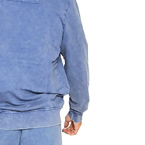 Nuevo Conjunto Deportivo de Algodón Grueso con Diseño Personalizado, Lavado Ácido y Técnica de Bordado, para Invierno - Product Image 6