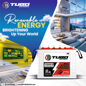 Baterías tubulares de plomo-ácido TT2250 12V 225AhC10 para instalación de paneles solares fabricadas en India y con 24 meses de garantía. - Product Image 6