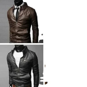 ¡Novedad de 2025! Chaqueta de cuero personalizada de alta calidad para hombre, ropa informal de diseño de alta moda, tela de lona para invierno - Product Image 5