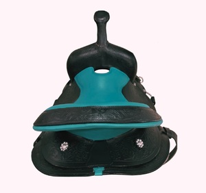 Selle de cheval western professionnelle en cuir, arbre en fibre de verre léger, selle de randonnée équestre artisanale de qualité supérieure 16 pouces - Product Image 5