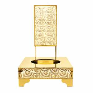 Luxury Gold Stainless Steel Chafing Dish Buffet <b>Server</b> Lid Multi-layer Coating Decorative <b>Food</b> Warmer for Hotel Restaurant - Product Image 4