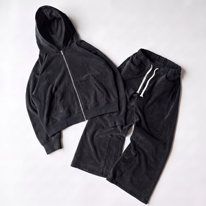 <b>Two</b> <b>Piece</b> hoodie & pant <b>set</b> 100% cotton Streetwear printed logo mens racksuits Sweat Suits - Product Image 3