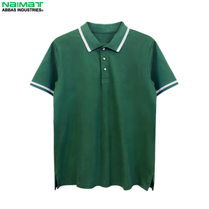 Camiseta Polo para Hombre Naimat Abbas Industries, Manga Corta, Informal, de Algodón Transpirable, con Logotipo Estampado en la Espalda - Product Image 4