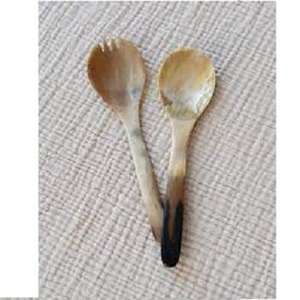 Cuchara de Cuerno de Búfalo Natural de Diseño, Bordes Lisos, Pulido Espejo, Ecológica, Mango Largo para Cocina Moderna, Ideal para Regalos - Product Image 1