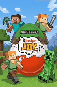 Huevos de Chocolate Kinderr Joy Minecraft de Alta Calidad al por Mayor, 3 Piezas × 20 g, Juguetes Sorpresa, Dulces a Granel, Regalo para Fiestas Infantiles, Alemania - Product Image 4