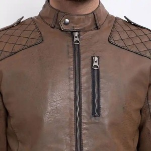 Professional Made Genuine Cowhide <b>Leather</b> Vintage Style Breathable ODM Wholesale Hot Selling High Quality Best Design <b>Men</b> <b>Jacket</b> - Product Image 4