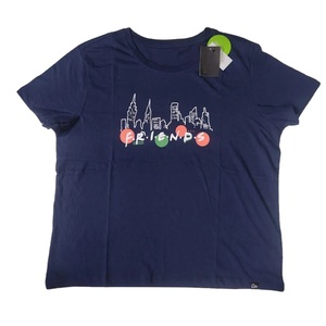 Nueva Camiseta de manga corta de algodón de verano al por mayor para mujer, ropa informal cómoda para señoritas - Product Image 1