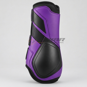 Bottes de brossage équestres professionnelles, conçues avec des matériaux robustes, un rembourrage confortable et une conception pratique pour l'écurie. - Product Image 4