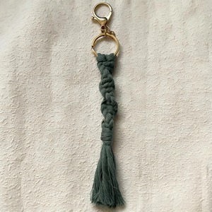 Boho Macrame Rope Keychain Decorative Object Suitable For Women Girls And Trendy Everyday <b>Accessories</b> Wholesale From India - Product Image 5