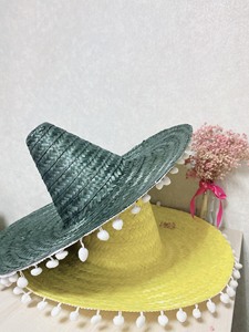 Chapeau Sombrero en Herbe Naturelle Rayé Brodé à la Main Style Vintage pour Sports, Ski, Cyclisme, Fête Mexicaine, Travail à la Ferme - Unisexe Adulte - Product Image 2