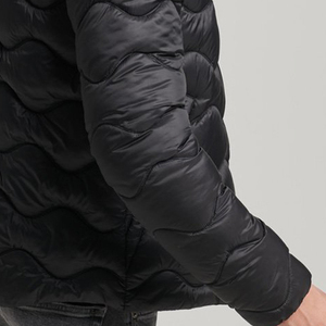 Veste matelassée à capuche pour homme, alternative au duvet, chaude, pour l'hiver, vêtement d'extérieur décontracté - Product Image 5