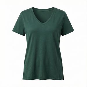 เสื้อยืดผู้หญิงสไตล์วินเทจ ลุคย้อนยุค ทรงหลวม ระบายอากาศได้ดี แฟชั่นทันสมัย สีสันปรับแต่งได้ - Product Image 1