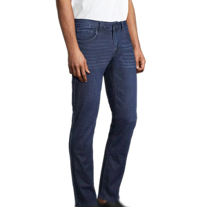Hip Hop Men Casual Straight Denim Jeans Mid Waist Spandex Cotton Blend Breathable Quick Dry <b>Sand</b> - Product Image 4