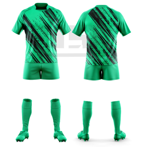 Uniforme de joueur de rugby personnalisé, maillot imprimé, short 100% polyester, coupe-vent, respirant, léger, séchage rapide, vêtements de sport avec nom de l'équipe - Product Image 3
