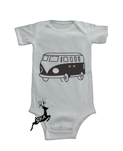 ชุดบอดี้สูทเด็กอ่อนทำจากผ้าฝ้ายออร์แกนิค OEM Tirupur  แบบรอมเปอร์  ปิดด้วยกระดุมแบบสแนป  เป็นมิตรกับสิ่งแวดล้อม  เสื้อผ้าเด็กสำหรับฤดูใบไม้ผลิ - Product Image 1