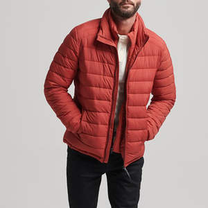 Chaquetas Acolchadas Casuales de Lona Hechas en Pakistán, con Cierre, Tallas Grandes para Hombre, Cuello Alto, Logotipo Frontal Personalizado, Tallas Personalizadas - Product Image 1