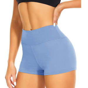 Shorts Deportivos de Cintura Alta para Mujer, con Logotipo Personalizado, Tacto Suave, Diseño de Ciclismo, para Yoga, Baile, Voleibol y Entrenamiento de Verano - Product Image 1