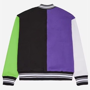 Wholesale Plus Size Canvas <b>Long</b> Varsity Baseball <b>Jacket</b> Custom Embroidered <b>Waterproof</b> Mandarin Collar Winter College Letterman - Product Image 3