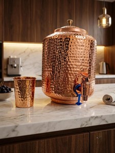 Distributeur d'eau en cuivre écologique et sûr pour la santé, prix abordable, taille personnalisée, best-seller, moderne, pour usage au bureau - Product Image 4