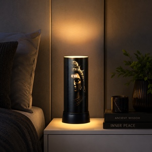 Lord Shiva Black LED Table Lamp Spiritual <b>Night</b> <b>Light</b> Modern Decorative Bedside Meditation Home Decor <b>USB</b> Powered Gift Lamp - Product Image 2