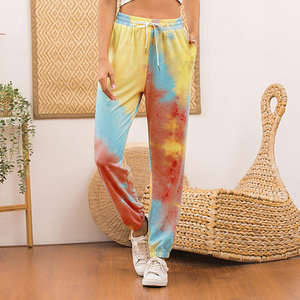 Pantalones de chándal holgados de cintura alta para mujer, estilo jogger, informales, con cintura elástica, para otoño e invierno - Product Image 5