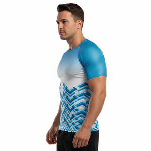 Wholesale Short Sleeves Rashguard Compression MMA Shirt - Product Image 2