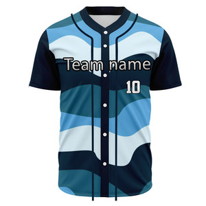 Camiseta de Softbol Unisex, Jersey de Béisbol de Secado Rápido, Uniformes de Alta Calidad 100% Poliéster con Nombre y Números Personalizados - Product Image 1