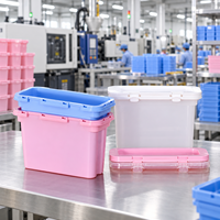 Boîte d'emballage en plastique PP pour capsules de lessive et perles parfumées, conteneur de stockage pour emballage de vente au détail
