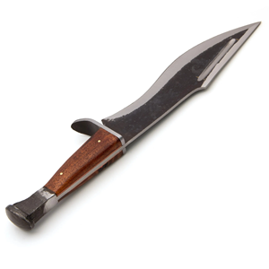 มีดโบวี่เหล็กกล้าคาร์บอนสูงทำมือ LEGACY BLADES OEM ด้ามไม้พะยูง สำหรับกิจกรรมกลางแจ้ง ผลิตโดยผู้ผลิตมีดใบตาย - Product Image 4