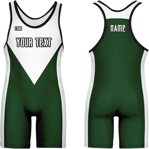 Customized Size 100% Polyester Plus Size Four-Way Stretch Quick Dry Breathable Eco-Friendly Durable <b>Wrestling</b> <b>Singlets</b> - Product Image 6