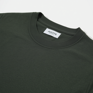 เสื้อยืดคอกลมผู้ชายผ้าโพลีเอสเตอร์ผสมฝ้ายแบบลำลองสั่งทำได้ - Product Image 3