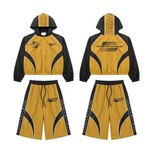 Conjunto Deportivo Cortavientos Unisex 2026, Estilo Casual, Transpirable, de Secado Rápido, Ligero, Color Sólido, Estilo Urbano, para Primavera - Product Image 2