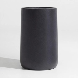 กระถางต้นไม้โลหะสีดำทันสมัย ลายใบไม้ สำหรับใช้ในสวนกลางแจ้ง - Product Image 2