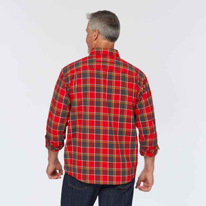 เสื้อเชิ้ตแขนยาวผ้าฝ้ายเดนิมผ้าแฟลนเนลลำลองสำหรับผู้ชาย สินค้าขายดี พร้อมโลโก้สั่งทำ เสื้อเชิ้ตผู้ชาย - Product Image 4