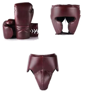 Gants de MMA en cuir véritable, ensemble de boxe, logo personnalisé, protection corporelle Sanda, équipement de sparring Taekwondo, nouveau design élégant - Product Image 1