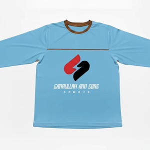 T-shirt en coton de qualité supérieure pour homme, doux, respirant, à manches longues, décontracté, uni, design personnalisé, vente en gros - Product Image 1