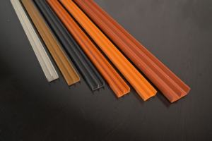 Industrial PVC E-Channel Profile - Durable <b>Plastic</b> <b>Slide</b> Track for Furniture, Cabinet Doors & Sliding Panels - Multi-Color - Product Image 2