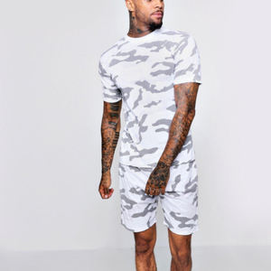 Ensemble d'été deux pièces décontracté pour homme 2026 avec logo personnalisé, débardeur et short cargo respirants à taille mi-haute - Product Image 4