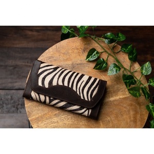 LW Genuine Leather Cowhide Fur Leather Clutch <b>Wallet</b> <b>Card</b> <b>Holder</b> Evening Bag Leather <b>Wallet</b> - Product Image 3