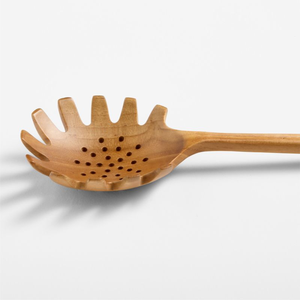 Cuillère à spaghetti en bois, cuillère à pâtes, spatule à long manche, cuillère à servir les pâtes, outils de cuisine - Product Image 4
