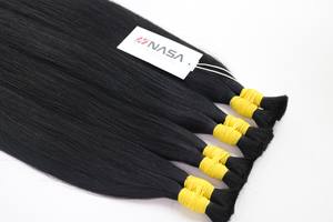 Extensions de cheveux en vrac les plus vendues Cheveux vietnamiens Double Drown 100 grammes Couleur foncée 10 pouces - Product Image 3