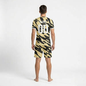 Ensemble de maillots de football personnalisés, fabricant d'uniformes d'équipe sur mesure, tissu 100% respirant - Product Image 2