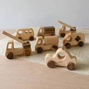 Voitures de police en bois vieilli, distinctives, pour jeux d'imitation, récompenses de fête et cadeaux de Noël, en provenance du Vietnam (vente en gros) - Product Image 2