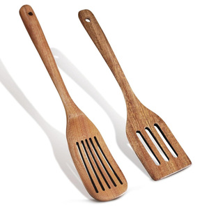 Best selling <b>kitchen</b> <b>accessories</b> cooking spatula made of wood non-stick cookware wooden spatulas - Product Image 4