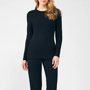 Camiseta de manga larga con orificios para los pulgares para mujer, uniforme de enfermera, venta al por mayor para hospital - Product Image 4