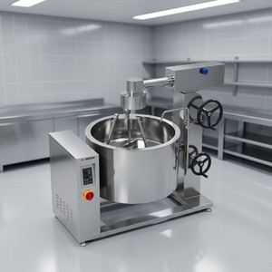 Olla de vapor con inducción rotativa Amicook 380V/440V, modelo con distribución de calor por inducción precisa, eléctrica y duradera. - Product Image 2