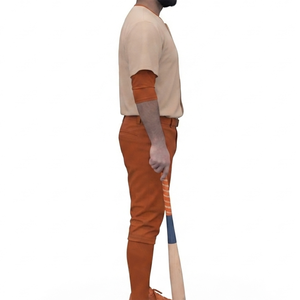 Élégant uniforme de baseball pour homme en tissu respirant et frais, style streetwear tendance 2026 - Product Image 4