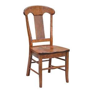 Chaise en bois de style vintage, sièges d'intérieur de luxe, pieds sculptés, finition lisse, mobilier haut de gamme pour salon, bureau à domicile - Product Image 3